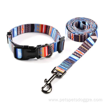 OEM Ajustable Fashion Dog Collars and Leashes Set
